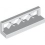 LEGO Hek 1x4x1 Raster WIT (100 stuks) LEGO Hek 1x4x1 Raster WIT (100 stuks)
