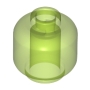 LEGO Hoofd TRANSPARANT HELDERGROEN  (10 stuks) LEGO Hoofd TRANSPARANT HELDERGROEN  (10 stuks)