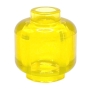 LEGO Hoofd TRANSPARANT GEEL (10 stuks)