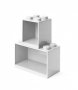 LEGO Iconic Wandschap Set WIT LEGO Iconic Wandschap Set WIT