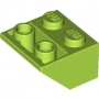 LEGO Dakpan 45 2x2 Inverted LIMEGROEN (100 stuks) LEGO Dakpan 45 2x2 Inverted LIMEGROEN (100 stuks)
