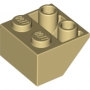 LEGO Dakpan 45 2x2 Inverted BEIGE (100 stuks) LEGO Dakpan 45 2x2 Inverted BEIGE (100 stuks)