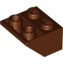 LEGO Dakpan 45 2x2 Inverted BRUIN (100 stuks) LEGO Dakpan 45 2x2 Inverted BRUIN (100 stuks)