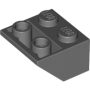 LEGO Dakpan 45 2x2 Inverted DONKERGRIJS (100 stuks) LEGO Dakpan 45 2x2 Inverted DONKERGRIJS (100 stuks)