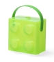LEGO Lunchbox met Handvat TRANSPARANT GROEN LEGO Lunchbox met Handvat TRANSPARANT GROEN