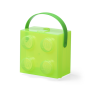 LEGO Lunchbox met Handvat TRANSPARANT GROEN
