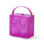 LEGO Lunchbox met Handvat TRANSPARANT PAARS