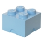 LEGO Opbergbox 4 LICHTBLAUW LEGO Opbergbox 4 LICHTBLAUW