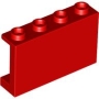 LEGO Paneel 1x4x2 ROOD (100 stuks) LEGO Paneel 1x4x2 ROOD (100 stuks)
