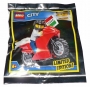 LEGO Pizzabezorger met Motorfiets (Polybag)
