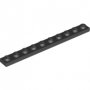 LEGO Plaat 1x10 ZWART (100 stuks) LEGO Plaat 1x10 ZWART (100 stuks)