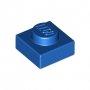 LEGO Plaat 1x1 BLAUW (100 stuks)