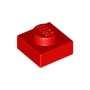 LEGO Plaat 1x1 ROOD (100 stuks) LEGO Plaat 1x1 ROOD (100 stuks)