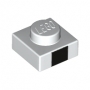 LEGO Plaat 1x1 met Zwart Vierkant WIT (100 stuks) LEGO Plaat 1x1 met Zwart Vierkant WIT (100 stuks)
