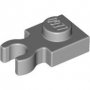 LEGO Plaat 1x1 met Clip Verticaal LICHTGRIJS (100 stuks) LEGO Plaat 1x1 met Clip Verticaal LICHTGRIJS (100 stuks)