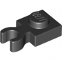 LEGO Plaat 1x1 met Clip Verticaal ZWART (100 stuks) LEGO Plaat 1x1 met Clip Verticaal ZWART (100 stuks)