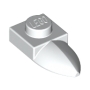 LEGO Plaat 1x1 met Tand WIT (100 stuks) LEGO Plaat 1x1 met Tand WIT (100 stuks)
