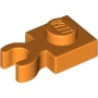 LEGO Plaat 1x1 met Clip Verticaal ORANJE (100 stuks) LEGO Plaat 1x1 met Clip Verticaal ORANJE (100 stuks)