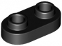 LEGO Plaat 1x2 Afgerond ZWART (100 stuks) LEGO Plaat 1x2 Afgerond ZWART (100 stuks)