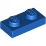 LEGO Plate 1x2 BLUE (100 pcs) LEGO Plate 1x2 BLUE (100 pcs)