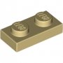 LEGO Plaat 1x2 BEIGE (100 stuks) LEGO Plaat 1x2 BEIGE (100 stuks)
