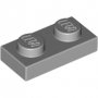 LEGO Plaat 1x2 LICHTGRIJS (100 stuks) LEGO Plaat 1x2 LICHTGRIJS (100 stuks)