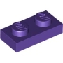 LEGO Plaat 1x2 PAARS (100 stuks) LEGO Plaat 1x2 PAARS (100 stuks)