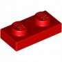 LEGO Plaat 1x2 ROOD (100 stuks) LEGO Plaat 1x2 ROOD (100 stuks)