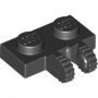 LEGO Plaat 1x2 Scharnier Clips Verticaal ZWART (100 stuks) LEGO Plaat 1x2 Scharnier Clips Verticaal ZWART (100 stuks)