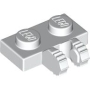 LEGO Plaat 1x2 met Scharnier Clips WIT (100 stuks) LEGO Plaat 1x2 met Scharnier Clips WIT (100 stuks)