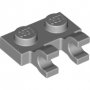 LEGO Plaat 1x2 met Clips Horizontaal LICHTGRIJS (100 stuks) LEGO Plaat 1x2 met Clips Horizontaal LICHTGRIJS (100 stuks)