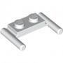 LEGO Plaat 1x2 met Handgrepen WIT (100 stuks) LEGO Plaat 1x2 met Handgrepen WIT (100 stuks)