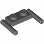LEGO Plaat 1x2 met Handgrepen DONKERGRIJS (100 stuks) LEGO Plaat 1x2 met Handgrepen DONKERGRIJS (100 stuks)