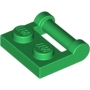 LEGO Plaat 1x2 met Hendel GROEN (100 stuks) LEGO Plaat 1x2 met Hendel GROEN (100 stuks)