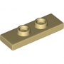 LEGO Plaat 1x3 met 2 Noppen BEIGE (100 stuks) LEGO Plaat 1x3 met 2 Noppen BEIGE (100 stuks)