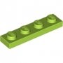 LEGO Plaat 1x4 LIMEGROEN (100 stuks) LEGO Plaat 1x4 LIMEGROEN (100 stuks)
