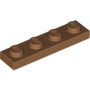 LEGO Plaat 1x4 NOUGAT (100 stuks) LEGO Plaat 1x4 NOUGAT (100 stuks)