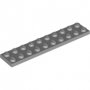 LEGO Plaat 2x10 LICHTGRIJS (100 stuks)