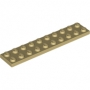 LEGO Plaat 2x10 BEIGE (100 stuks)
