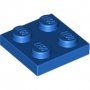 LEGO Plaat 2x2 BLAUW (100 stuks) LEGO Plaat 2x2 BLAUW (100 stuks)