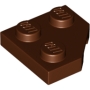 LEGO Plaat 2x2 Hoek Wedge BRUIN (100 stuks) LEGO Plaat 2x2 Hoek Wedge BRUIN (100 stuks)