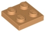 LEGO Plaat 2x2 NOUGAT (100 stuks) LEGO Plaat 2x2 NOUGAT (100 stuks)
