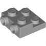 LEGO Plaat 2x2 met Zij-noppen LICHTGRIJS (100 stuks) LEGO Plaat 2x2 met Zij-noppen LICHTGRIJS (100 stuks)