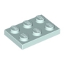 LEGO Plaat 2x3 LICHTAQUA (100 stuks) LEGO Plaat 2x3 LICHTAQUA (100 stuks)