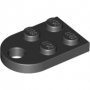 LEGO Plaat 2x3 met Gat ZWART (100 stuks) LEGO Plaat 2x3 met Gat ZWART (100 stuks)