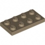 LEGO Plaat 2x4 DONKERBEIGE (100 stuks) LEGO Plaat 2x4 DONKERBEIGE (100 stuks)