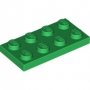 LEGO Plaat 2x4 GROEN (100 stuks) LEGO Plaat 2x4 GROEN (100 stuks)