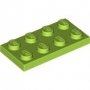 LEGO Plaat 2x4 LIMEGROEN (100 stuks) LEGO Plaat 2x4 LIMEGROEN (100 stuks)