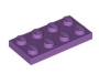 LEGO Plate 2x4 LAVENDER (100 pcs) LEGO Plate 2x4 LAVENDER (100 pcs)