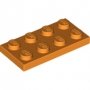 LEGO Plaat 2x4 ORANJE (100 stuks) LEGO Plaat 2x4 ORANJE (100 stuks)